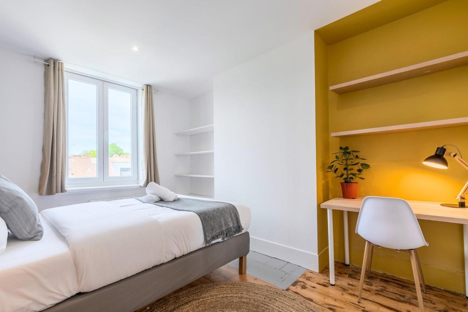 Bright 3-Bedroom 2-Bathroom Flat Lille Exterior foto
