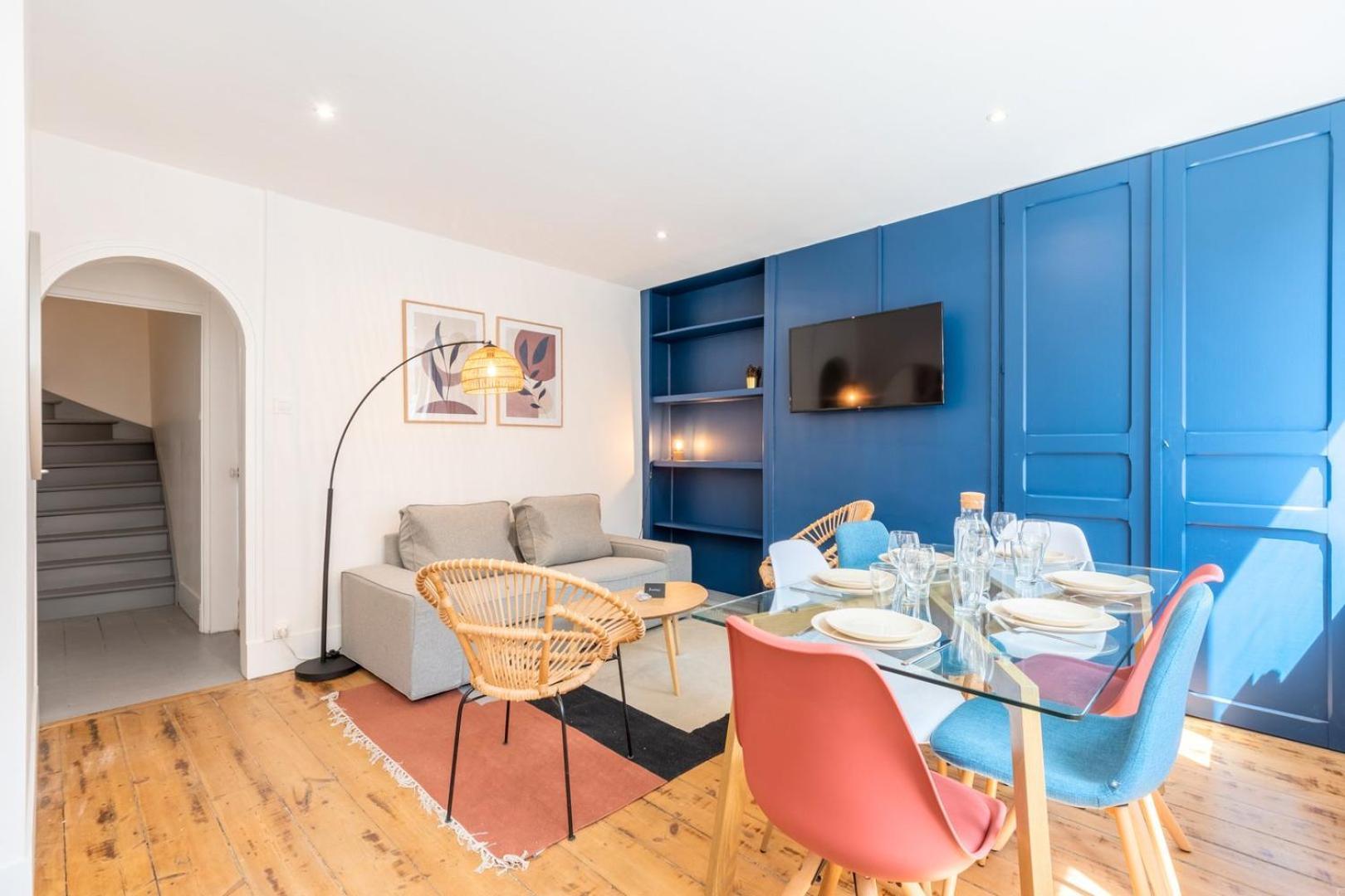 Bright 3-Bedroom 2-Bathroom Flat Lille Exterior foto